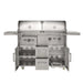 Coyote Grill 50" Hybrid Gas & Charcoal Grill Built In and Freestanding - C3HY50 Coyote Outdoor Living Dreamwood Living
