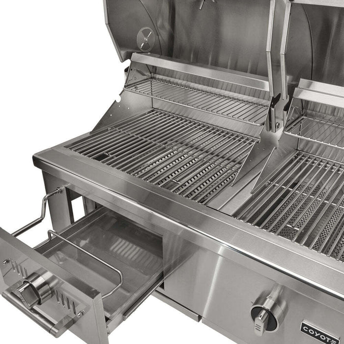 Coyote Grill 50" Hybrid Gas & Charcoal Grill Built In and Freestanding - C3HY50 Coyote Outdoor Living Dreamwood Living