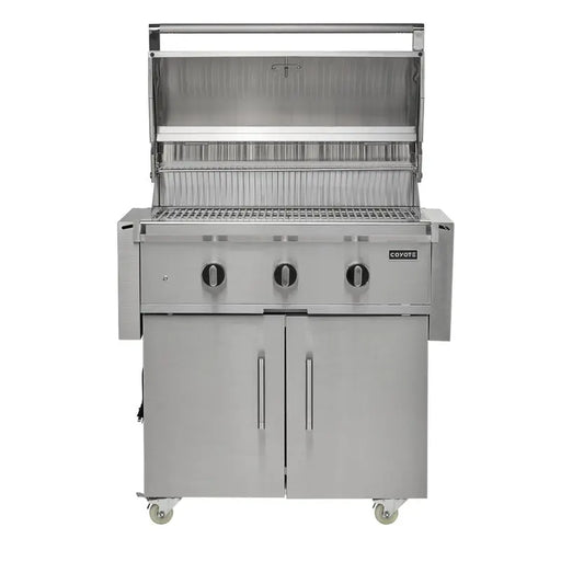 Coyote Grill C-Series 34" Freestanding Gas Grill - C3C34+C3C34CT Coyote Outdoor Living Dreamwood Living