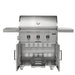 Coyote Grill C-Series 34" Freestanding Gas Grill - C3C34+C3C34CT Coyote Outdoor Living Dreamwood Living