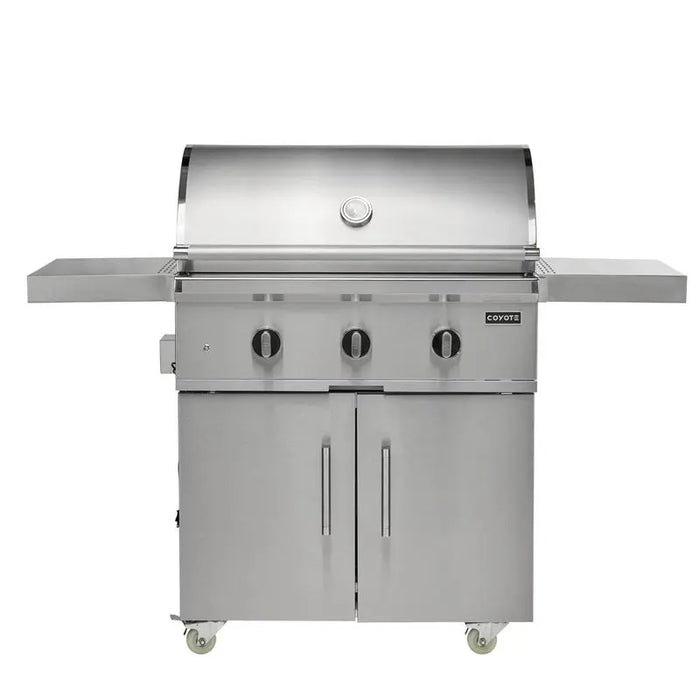 Coyote Grill C-Series 34" Freestanding Gas Grill - C3C34+C3C34CT Coyote Outdoor Living Dreamwood Living