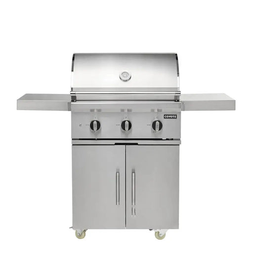 Coyote Grill SL-SERIES 30” Freestanding Gas Grill - C3SL30+C3C30CART Coyote Outdoor Living Dreamwood Living