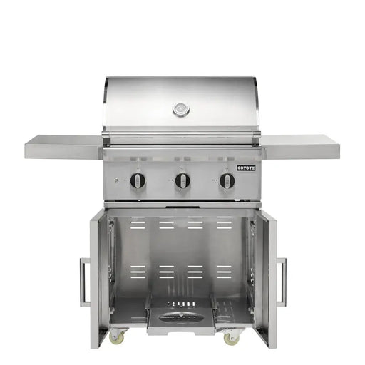 Coyote Grill SL-SERIES 30” Freestanding Gas Grill - C3SL30+C3C30CART Coyote Outdoor Living Dreamwood Living