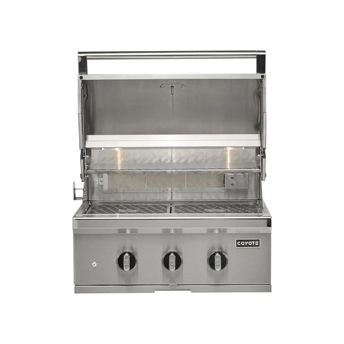 Coyote Grill SL-SERIES 30” Freestanding Gas Grill - C3SL30+C3C30CART Coyote Outdoor Living Dreamwood Living