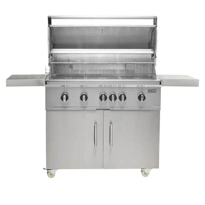 Coyote Grill SL-SERIES 42” Freestanding Gas Grill - C3SL42+C3S42CT Coyote Outdoor Living Dreamwood Living