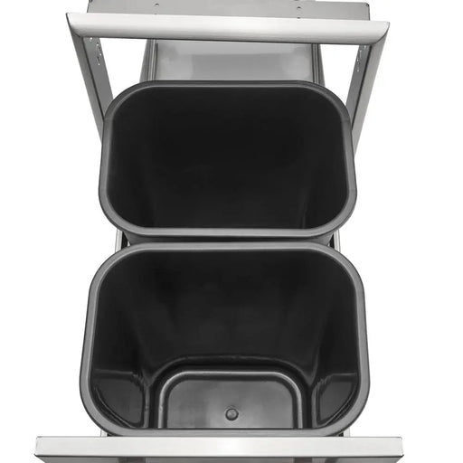 Coyote Outdoor 18" Front To Back Trash Recycle Combo - C3-FBTRC Coyote Outdoor Living Dreamwood Living