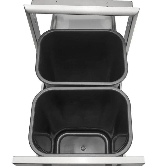Coyote Outdoor 18" Front To Back Trash Recycle Combo - C3-FBTRC Coyote Outdoor Living Dreamwood Living