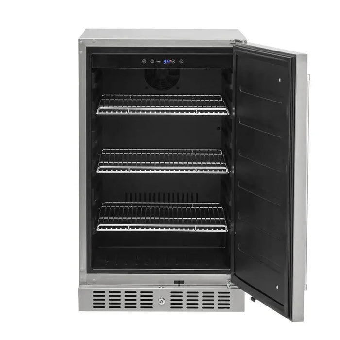 Coyote Outdoor 21" Built-In Refrigerator with Right Hinge - C121R-S-R Coyote Outdoor Living Dreamwood Living