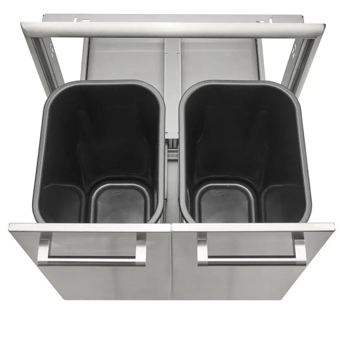 Coyote Outdoor 26" Pull Out Trash and Recycle Bin - C3-TC Coyote Outdoor Living Dreamwood Living