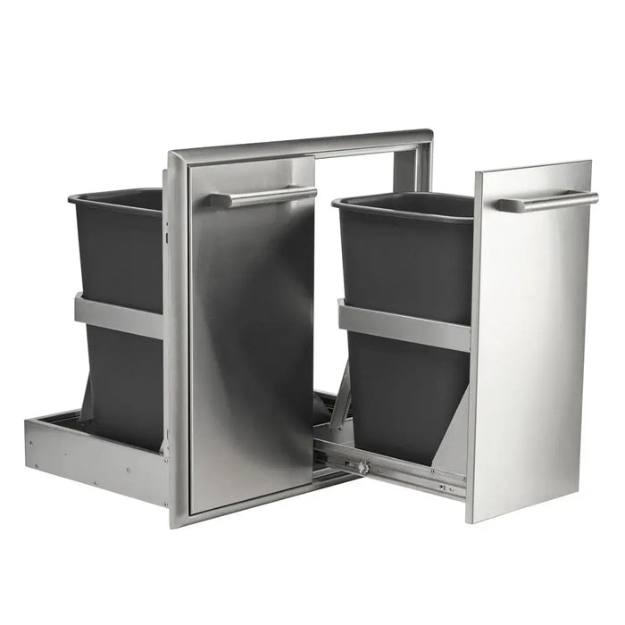 Coyote Outdoor 26" Pull Out Trash and Recycle Bin - C3-TC Coyote Outdoor Living Dreamwood Living