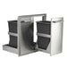 Coyote Outdoor 26" Pull Out Trash and Recycle Bin - C3-TC Coyote Outdoor Living Dreamwood Living