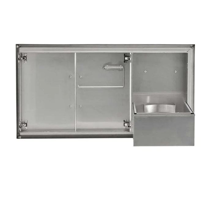 Coyote Outdoor 45" Double Access Doors With Roll Out Trash - C3-CDPOD Coyote Outdoor Living Dreamwood Living