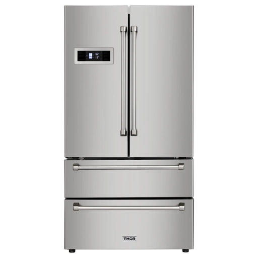 DISCONTINUED Thor Kitchen 36" Counter Depth Refrigerator Stainless Steel, HRF3601F Thor Kitchen