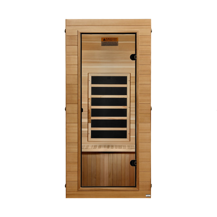 Dynamic Vero Elite 1 Person Compact Ultra Low EMF FAR Infrared Sauna - Pacific Cedar - view 3