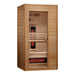 Dynamic Martin 1-2 Person Full Spectrum Near Zero EMF Infrared Sauna - Canadian Hemlock