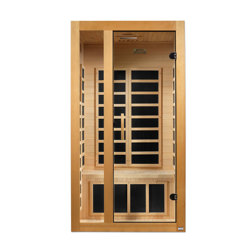 Dynamic Gracia Elite 1-2 Person Ultra Low EMF FAR Infrared Sauna - Canadian Hemlock - view 2