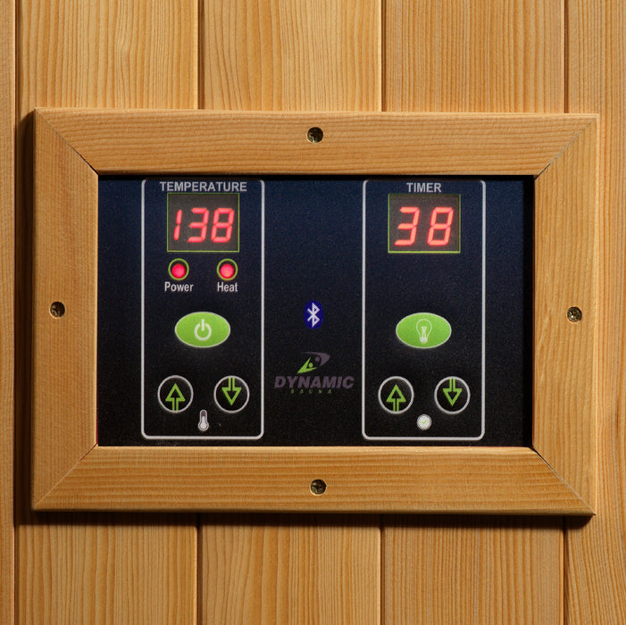 Dynamic Gracia 1-2 Person Full Spectrum Near Zero EMF Infrared Sauna - Canadian Hemlock - view 8