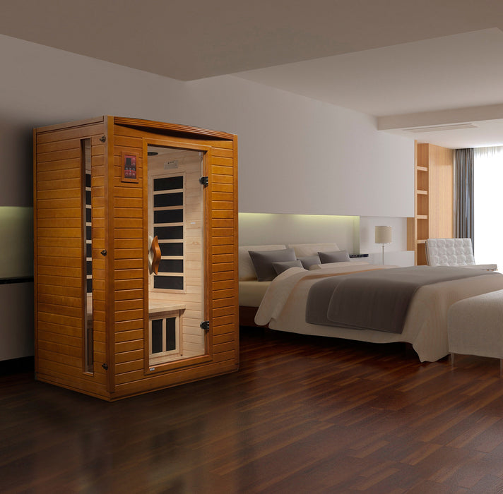 Dynamic Versailles Elite 2 Person Ultra Low EMF FAR Infrared Sauna - Canadian Hemlock - view 4