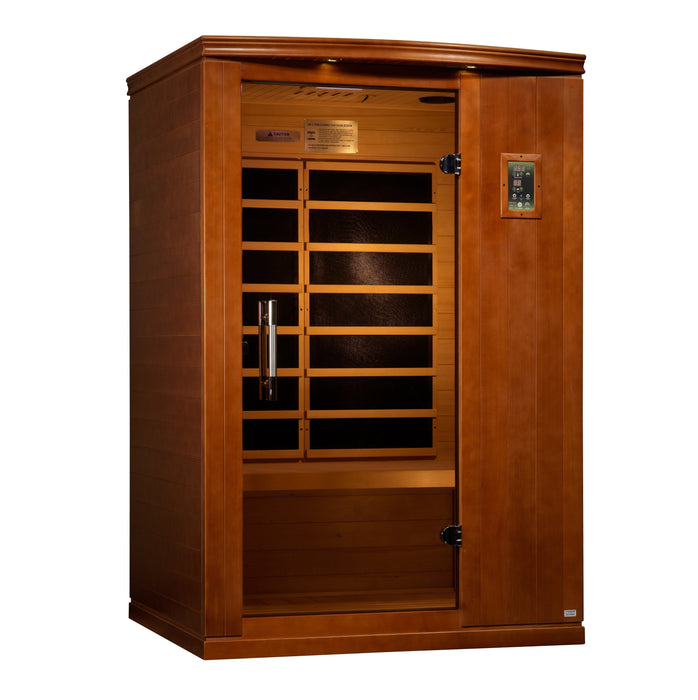 Dynamic Venice Elite 2 Person Ultra Low EMF FAR Infrared Sauna - Canadian Hemlock