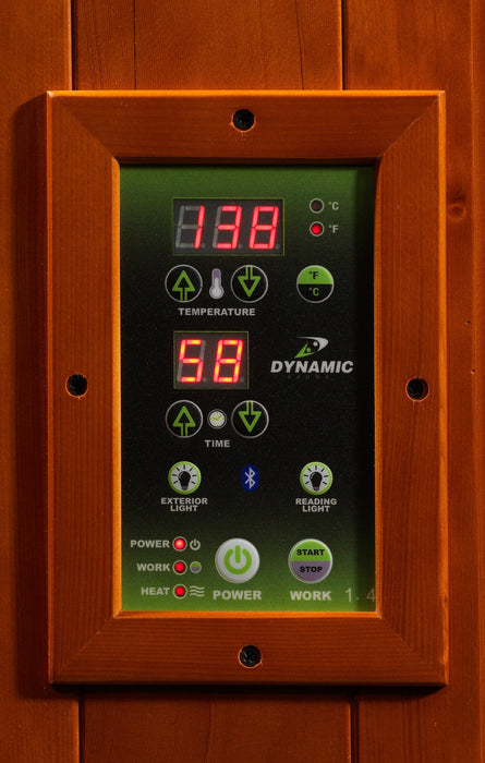 Dynamic Venice Elite 2 Person Ultra Low EMF FAR Infrared Sauna - Canadian Hemlock - view 6