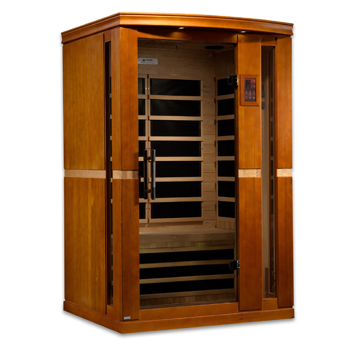 Dynamic Vittoria Elite 2 Person Ultra Low EMF FAR Infrared Sauna - Canadian Hemlock