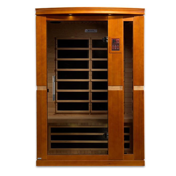 Dynamic Vittoria Elite 2 Person Ultra Low EMF FAR Infrared Sauna - Canadian Hemlock - view 2