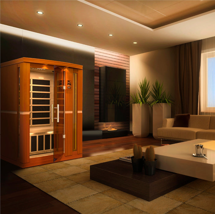 Dynamic Vittoria Elite 2 Person Ultra Low EMF FAR Infrared Sauna - Canadian Hemlock - view 4