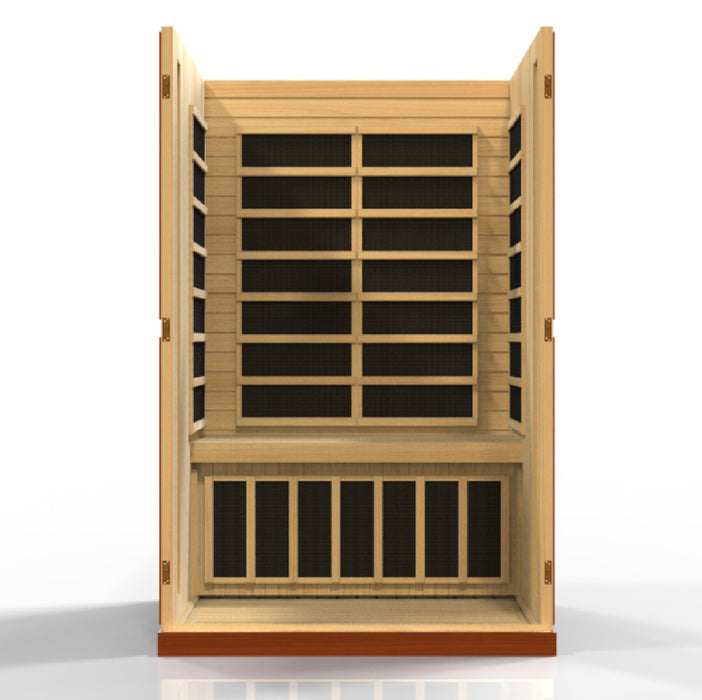 Dynamic Vittoria Elite 2 Person Ultra Low EMF FAR Infrared Sauna - Canadian Hemlock - view 5