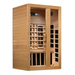 Dynamic Serena 2 Person Full Spectrum Near Zero EMF Infrared Sauna - Canadian Hemlock