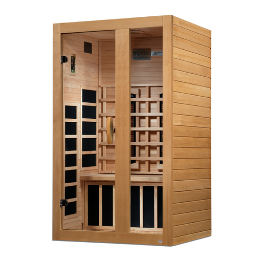 Dynamic Serena 2 Person Full Spectrum Near Zero EMF Infrared Sauna - Canadian Hemlock - view 2
