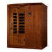 Dynamic Madrid Elite 3 Person Ultra Low EMF FAR Infrared Sauna - Canadian Hemlock - view 2