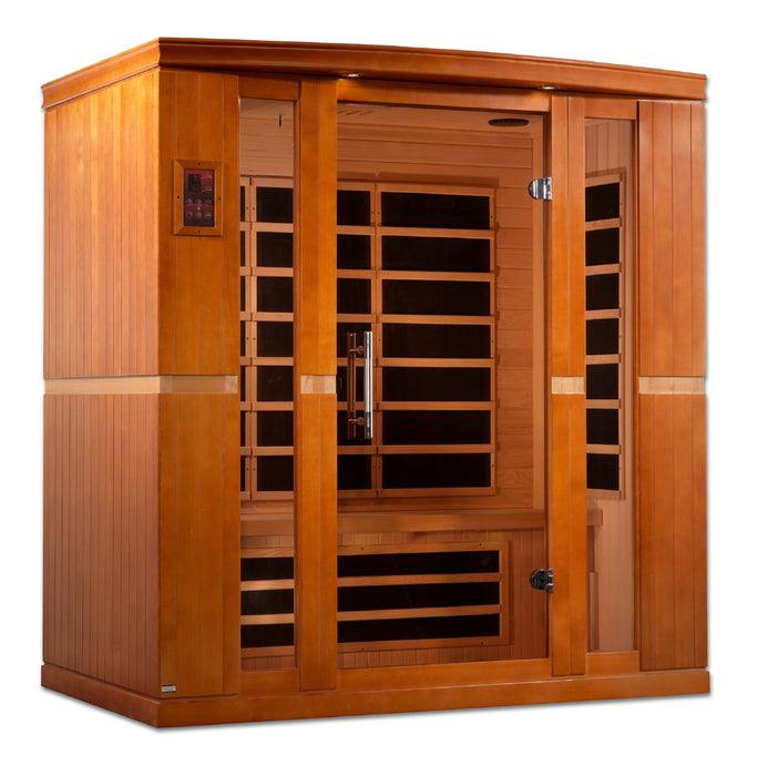 Dynamic Bergamo Elite 4 Person Ultra Low EMF FAR Infrared Sauna - Canadian Hemlock