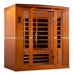 Dynamic Bergamo Elite 4 Person Ultra Low EMF FAR Infrared Sauna - Canadian Hemlock