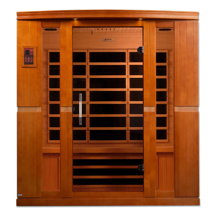 Dynamic Bergamo Elite 4 Person Ultra Low EMF FAR Infrared Sauna - Canadian Hemlock - view 2