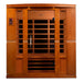 Dynamic Bergamo Elite 4 Person Ultra Low EMF FAR Infrared Sauna - Canadian Hemlock - view 2