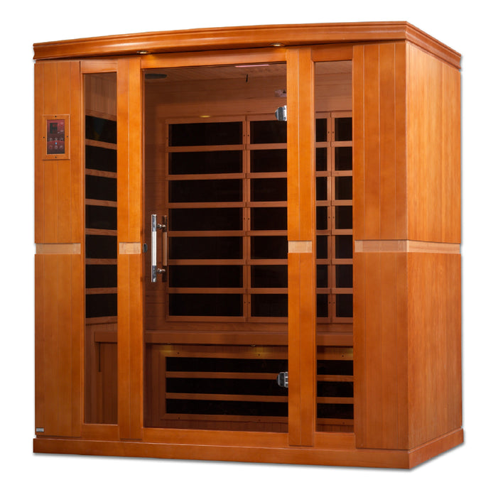 Dynamic Bergamo Elite 4 Person Ultra Low EMF FAR Infrared Sauna - Canadian Hemlock - view 3