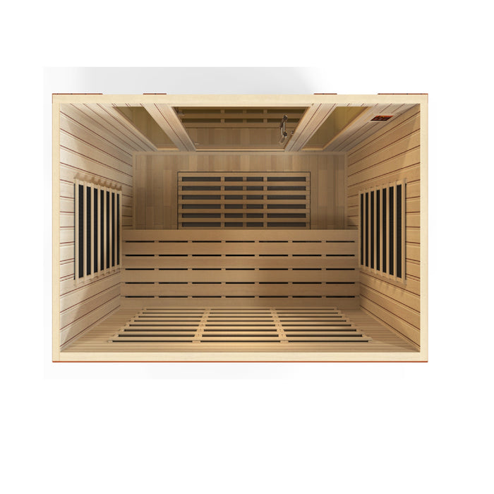 Dynamic Bergamo Elite 4 Person Ultra Low EMF FAR Infrared Sauna - Canadian Hemlock - view 6