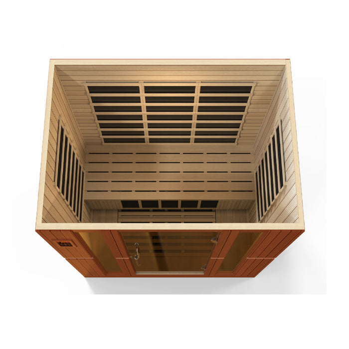 Dynamic Bergamo Elite 4 Person Ultra Low EMF FAR Infrared Sauna - Canadian Hemlock - view 7
