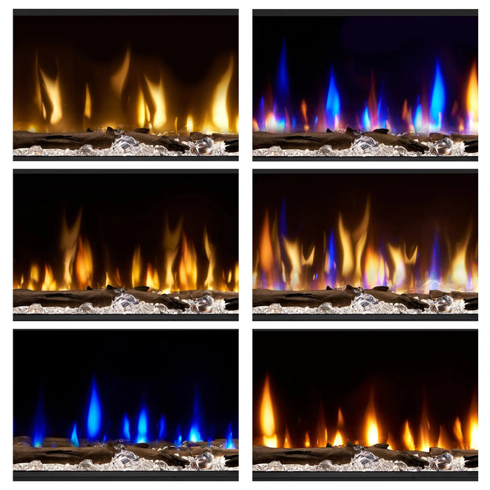 Dimplex Ignite Bold Linear Electric Fireplace - six flame color options