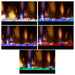 Dimplex Ignite Evolve linear electric fireplace, five ember bed color options