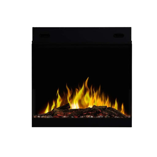 Dimplex Ignite Quest 36" Electric Fireplace QST36 - front view with logs and flames