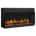 Dimplex Ignite Ultra 50" Built-in Linear Electric Fireplace - angled view from the left