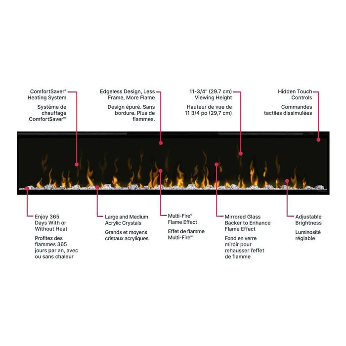 Dimplex Ignite XL 60" Linear Electric Fireplace