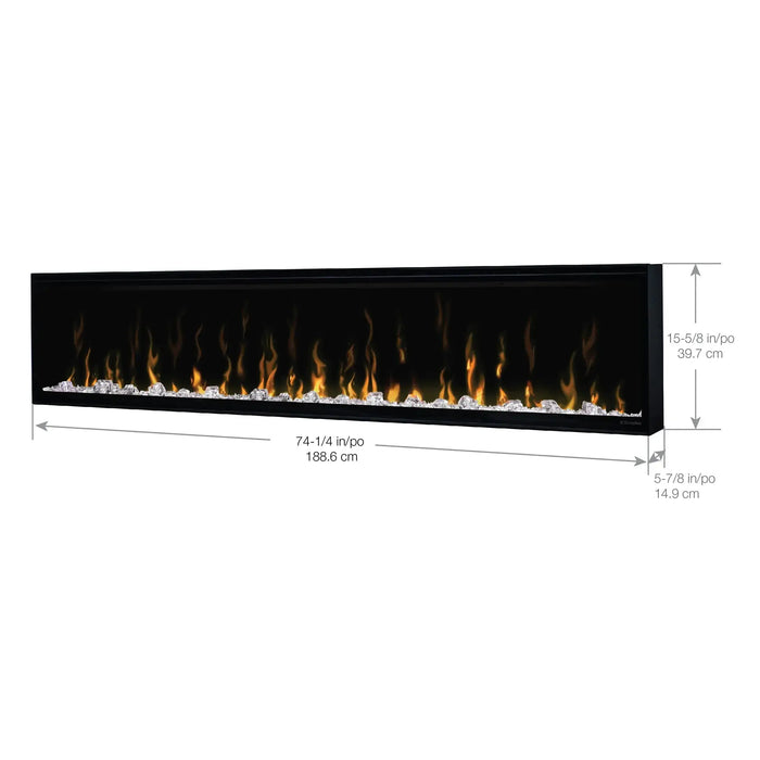 Dimplex Ignite XL 74" Linear Electric Fireplace Dimplex Dreamwood Living