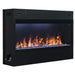 Dimplex Opti-Myst 46" Linear Electric Fireplace - angled view from the left