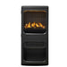 Dimplex Optimyst Mapleton Electric Stove MPT-LS-AM - black stove, front view