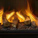 Dimplex Optimyst Mapleton Electric Stove MPT-LS-AM - close-up of logs and flames
