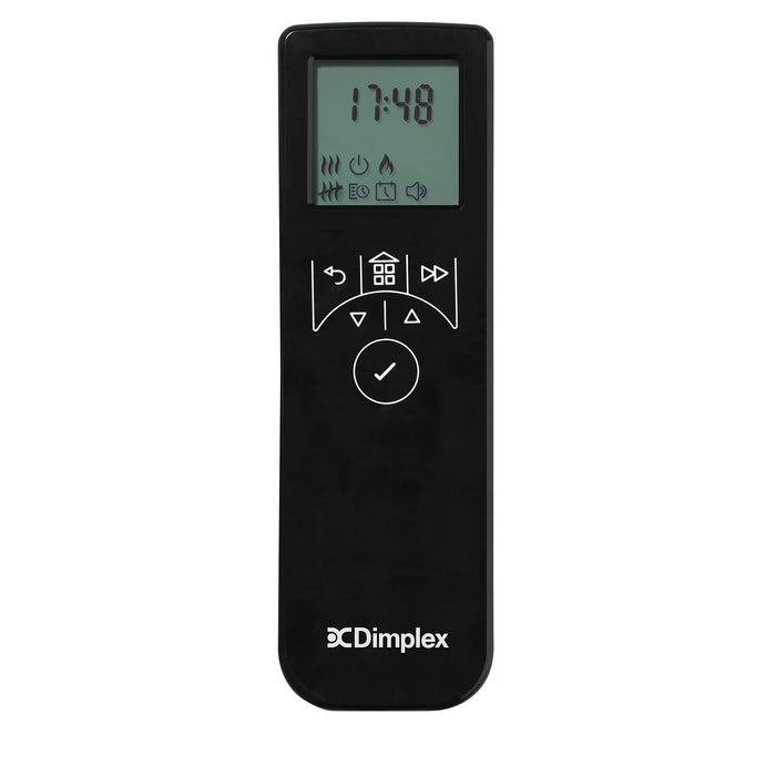 Dimplex Optimyst Mapleton Electric Stove MPT-LS-AM - remote control with LCD display