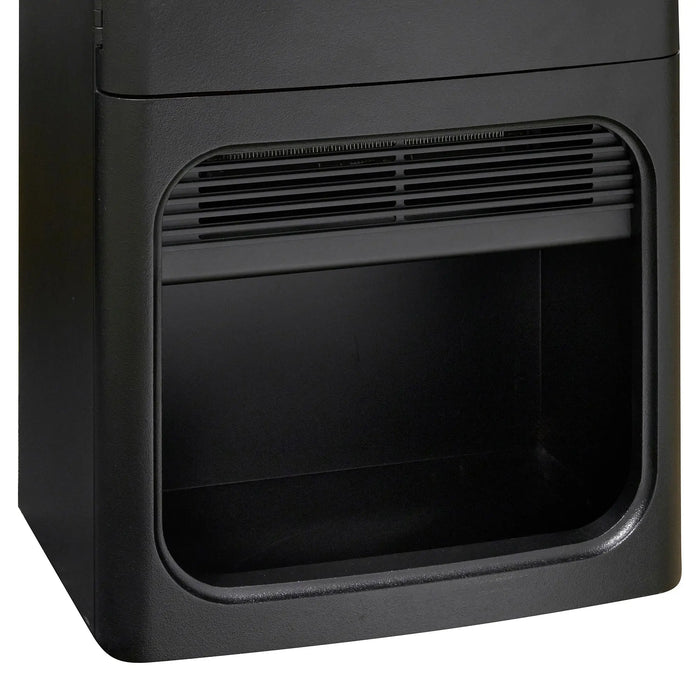 Dimplex Optimyst Mapleton Electric Stove MPT-LS-AM - close-up of the log storage compartment in the base