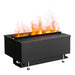 Dimplex Optimyst RGB Cassette 20" CDFI500-PRO-RGB - angled view from the left with natural flame
